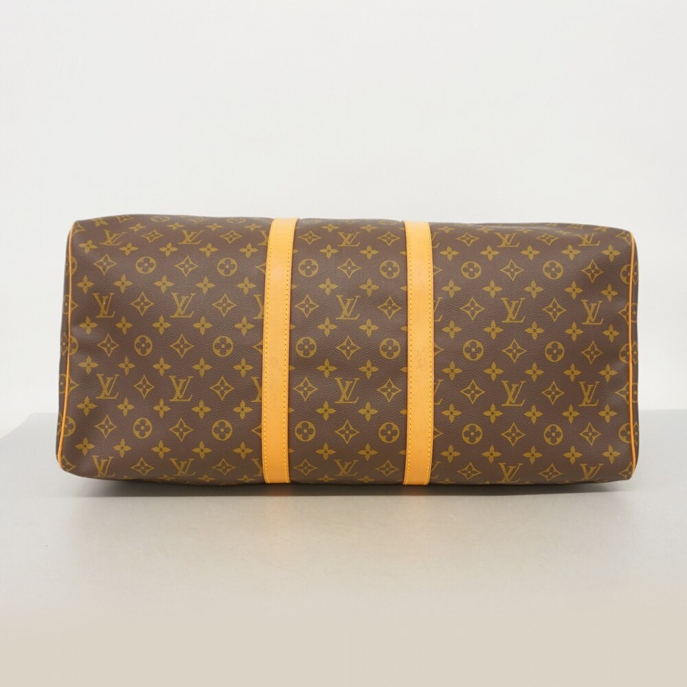 LOUIS VUITTON Brown Monogram Keepall 55 Boston Bag - Picture 3 of 13